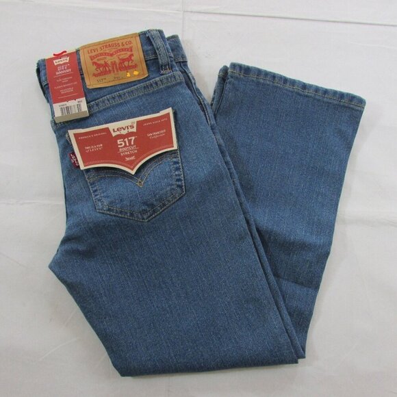 Levi's Boy's 517 Bootcut Stretch Slim Fit Jeans - Good Guy - Picture 1 of 3